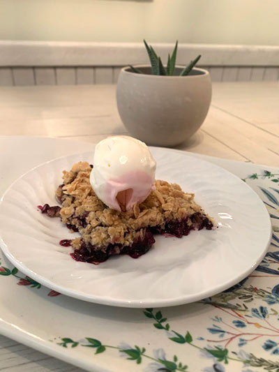 Blueberry Crumble