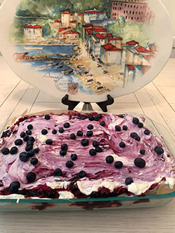 Blueberry Cheesecake (no bake)
