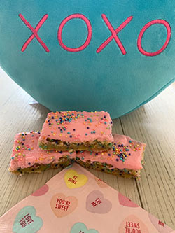 Sugar Cookie Confetti Bars