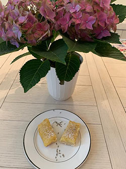 Lavender & Lemon Squares