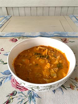 Sausage, Squash, and Tortellini Soup